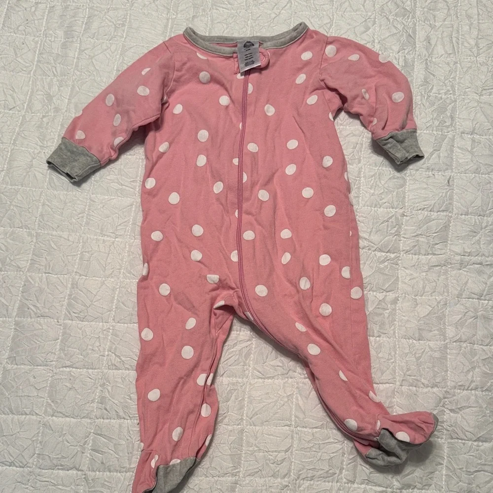Floral Hoodie and Polka Dot Pants Set plus 5 other items. 7 items total. Deal